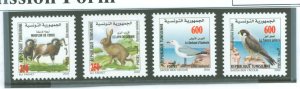 Tunisia #1280-1283 Mint (NH)  (Animals)