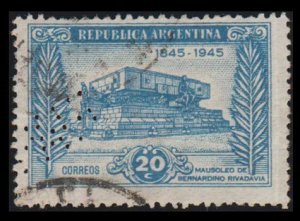 ARGENTINA 1945. SCOTT # 546. USED. # 1