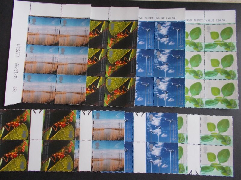 Wholesale Offer 2000 Life & Earth Set of 4 (SG 2138-2141) x 10 Sets & Free p&p 