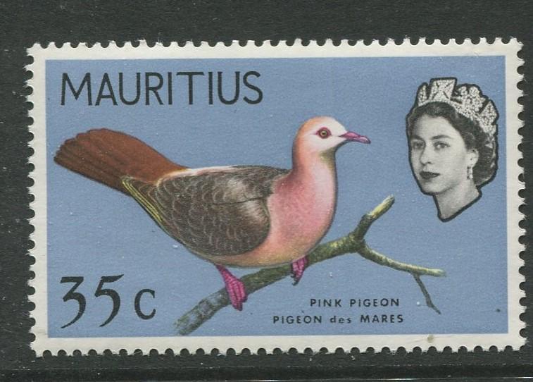 Mauritius - Scott 284 - Birds Definitive Issue-1965- MNH- Single 35c Stamp