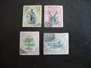 Stamps - North Borneo - Scott# 79,80,82,85 - Used Part Set of 4 Stamps