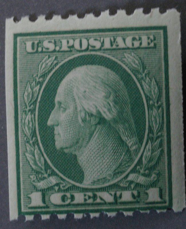 United States #486 1 Cent Washington Vertical Coil MNH