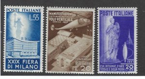 Italy  SC#572-573, 577 MNH F-VF SCV$106.00....Great Opportunity!!