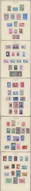 ARGENTINA 1867-1977 COLLECTION ON 73 SCOTT ALBUM PAGES Sc 18 to 1179 SCV$2,109+