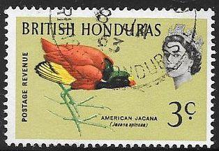 British Honduras 169 Used - Bird