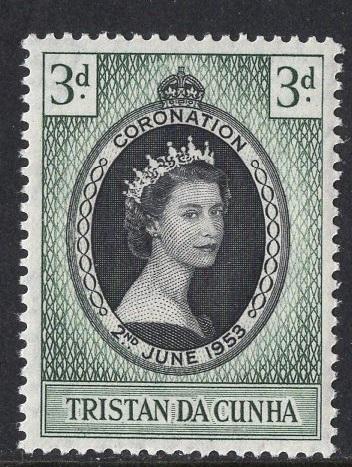 Tristan da Cunha  #13 1953  MNH  coronation