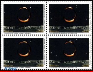 3415 BRAZIL 2019 SOLAR ECLIPSE IN SOBRAL, EINSTEIN, RELATIVITY THEORY BLOCK MNH