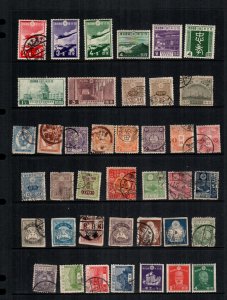 Japan  40  diff  used and mint   lot collection