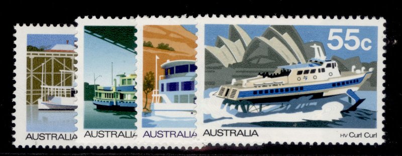 AUSTRALIA QEII SG704-707, 1979 ferries set, NH MINT.