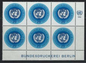 UNITED NATIONS - NEW YORK SC# 149 VF MNH 1965 BK/6