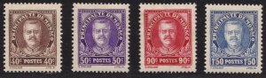1933 MONACO, no. 115/118 MLH/*