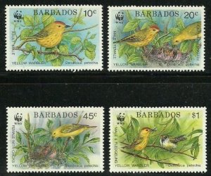 Album Special Barbados Scott # 795-798 World Wildlife Fund Mint LH