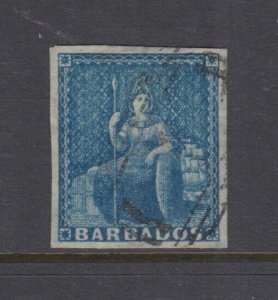 Barbados, Scott 6 (SG 9), used