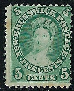 New Brunswick 8 No Gum 1860 issue  few stains (fe2272)