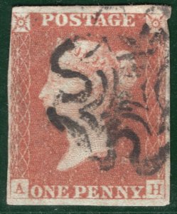 GB QV 1841 PENNY RED SG.8 1d Plate 25? (AH) *STATE 1* Spec BS5 Cat £??? REDB129