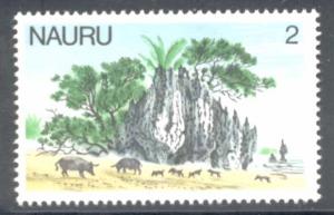 Nauru ~ #166 ~ Pigs Foraging ~ MNH