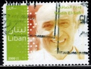 Lebanon - #682 Famous People - Wadih El-Safi -  Used