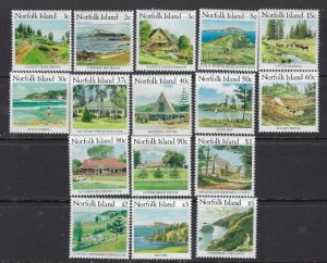 Norfolk Is 401-16 MNH 1987-88 Island Scenery (107)(ad5489)