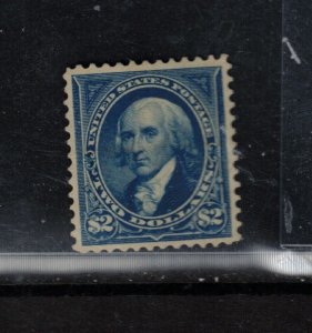 USA #277 Very Fine Mint Full Original Gum Lightly Hinged D.L. Watermark