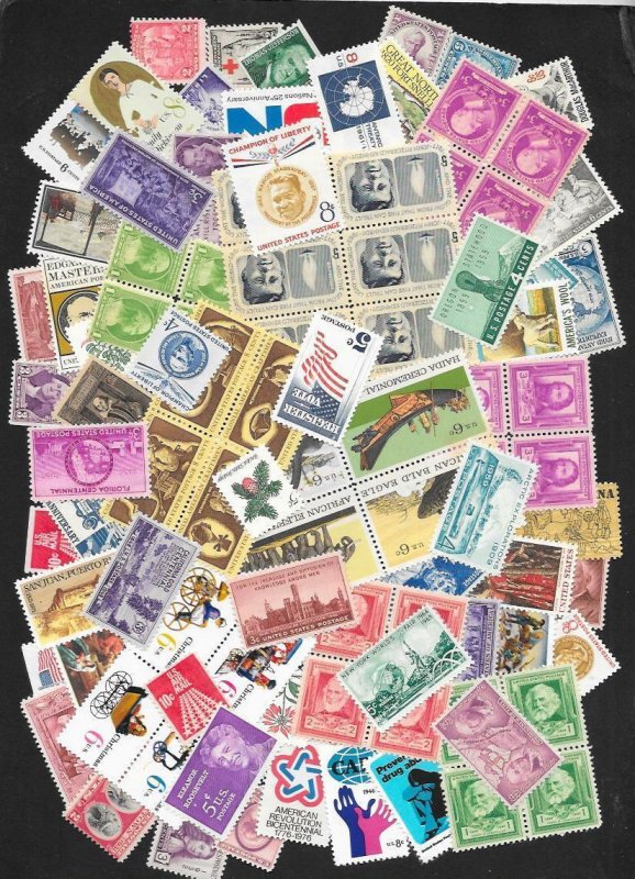 UNITED STATES Postage Lot Face Value=$87+