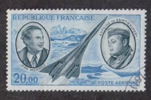 France ~ 1970 ~ # C43 ~ Cplt Set of 1 ~ Aviation Pioneers