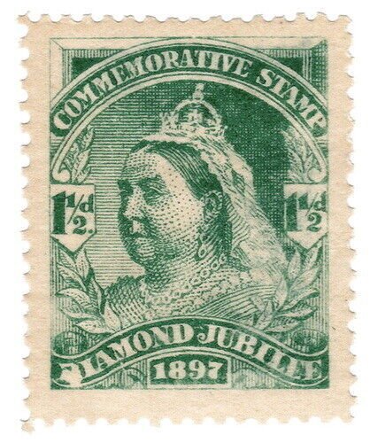 (I.B) QV Cinderella : Unofficial Diamond Jubilee Issue 1½d (1897)