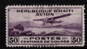 Haiti - #C2 Plane over Port-au-Prince - Used