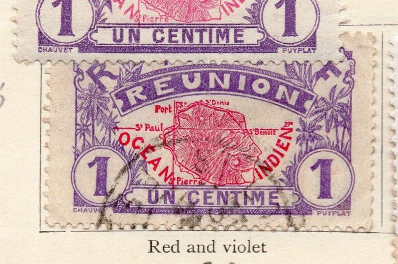 Reunion 1907 Early Issue Fine Used 1c. 271591