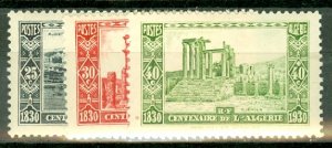 GK: Algeria B14//26 mint missing B21, B26 CV $119.50; scan shows only a few