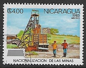Nicaragua # 1295 - Mining Industry - used.....{KBrS}