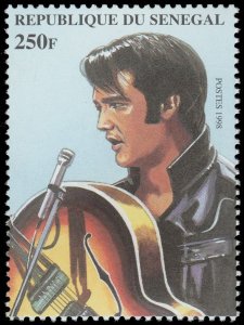 SENEGAL 1999 SCOTT # 1350. MINT. ELVIS PRESLEY. # 9