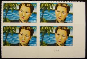 PB 4476 MNH 44c Julia de Burgos 2010 - (6181b)