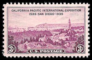 # 773 MINT NEVER HINGED CALIFORNIA PACIFIC EXPOSITION TEMP