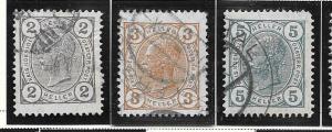 Austria #87,88,89  (U) CV $0.75