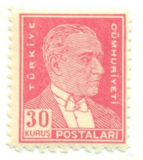 TURKEY #1030 Mint Never Hinged, Scott $25.50