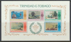 Trinidad & Tobago  SC# 266a  MNH MS Definitives  Sailing Views see scans