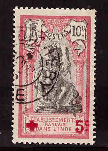 FRENCH INDIA  Scott B1 Used Semi Postal stamp