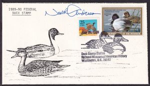 1989 Federal Duck Stamp Sc RW56 $12.50 FDC JB cachet artist signed (M7