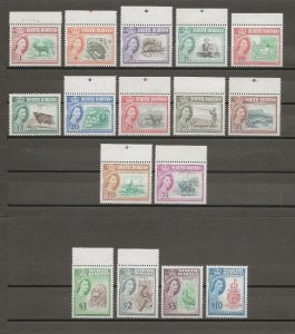 NORTH BORNEO 1961 SG 391/406 MNH Cat £180