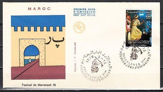 Morocco, Scott cat. 340. Folklore Festival, Musician issue. First day cover. ^