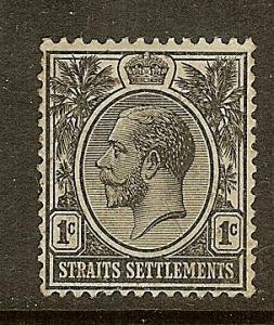Straits Settlements, Scott #150; 1c King George V, Wmk 3, MLH