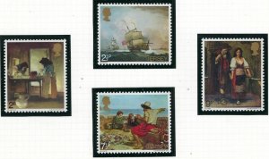 Jersey 57-60 MNH 1971 Paintings by Jersey Artists (fe2999)