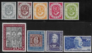 GERMANY (WEST) 1949-59 Unmounted mint collection of complete - 40505