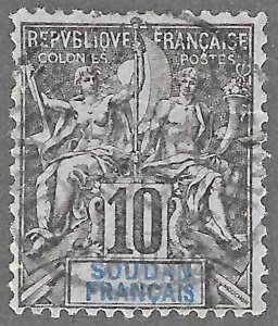 French Sudan (1894) - Scott # 7,  Used