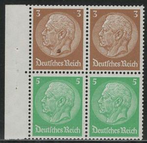 Germany Scott # 416 (2), 418 (2), mint nh, se-tenant, Mi# S127