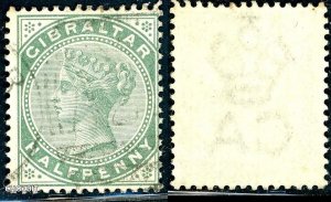 Gibraltar -1887 ½d SG 8 Used (003265)