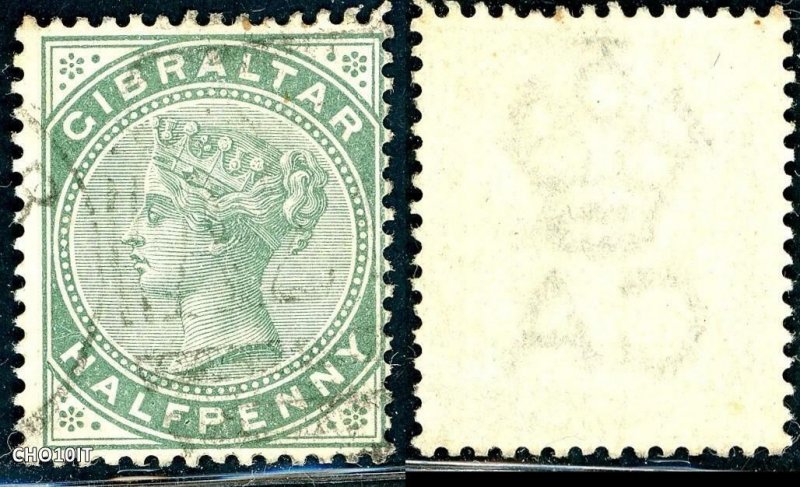 Gibraltar -1887 ½d SG 8 Used (003265)
