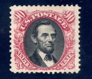 US SCOTT #132 UNUSED-VF-NO GUM GRADED 80 W/ PSAG CERT SCV $1,750 (4/9/24 GP)