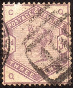 1884, Great Britain, 3p, Used, Sc 102, Sg 191