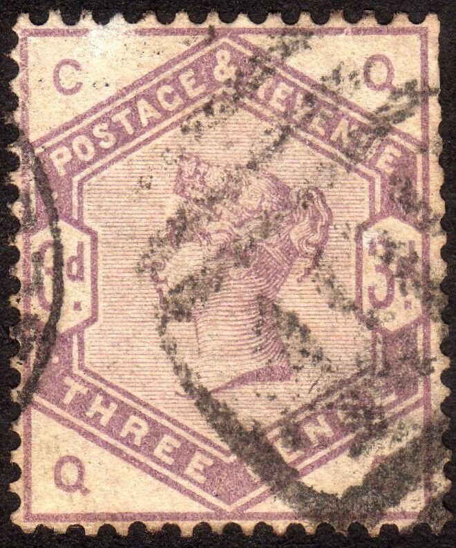 1884, Great Britain, 3p, Used, Sc 102, Sg 191